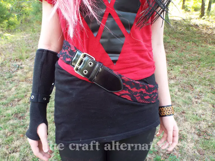 Make It Yourself Harley Quinn Costume lace belt