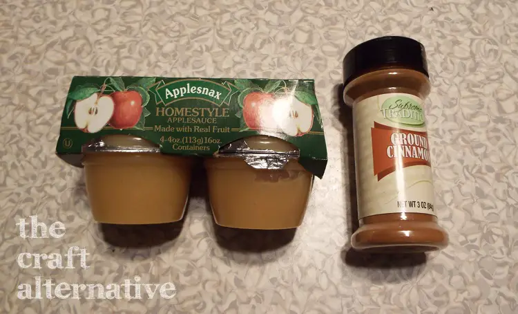 How to Make Cinnamon-Applesauce Dough Holiday Ornaments applesauce and cinnamon