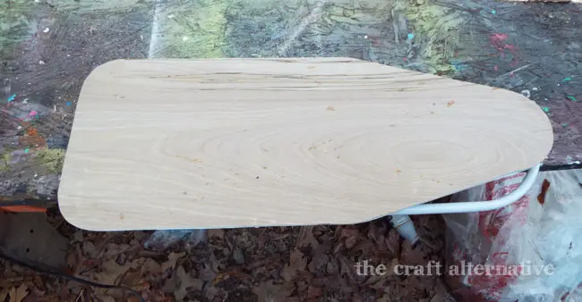 How to Make a Cover for a Travel Ironing Board_Cut Plywood