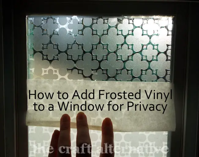 How to Add Frosted Vinyl to a Window for Privacy_Featured