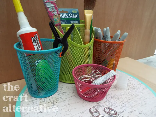How to Make a Lazy Susan Organizer_Colors