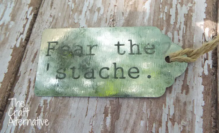How to Etch Metal Tags with an Air Eraser_Galvanized
