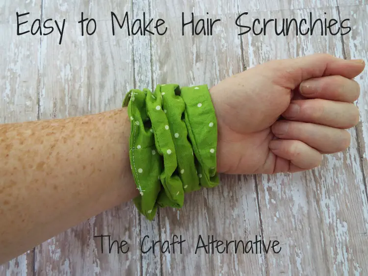 Easy to Make Hair Scrunchies